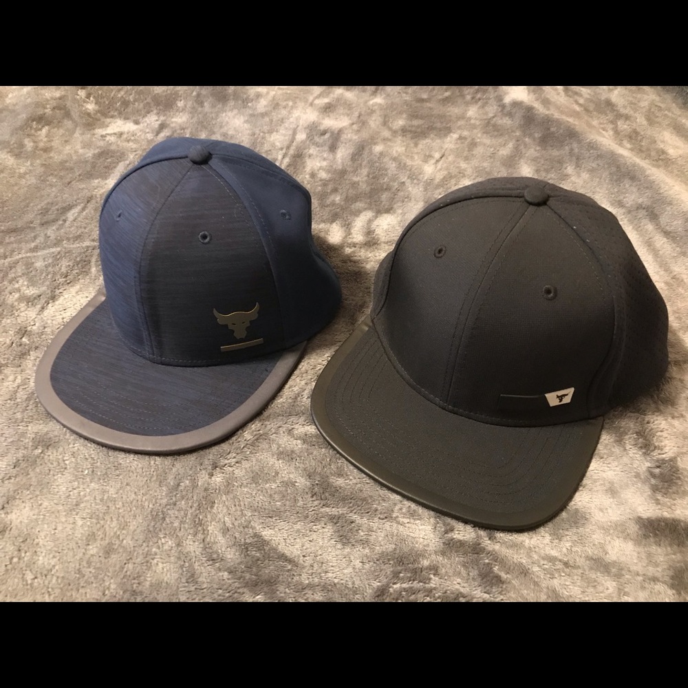 Lot of 2 Project Rock SnapBack hats